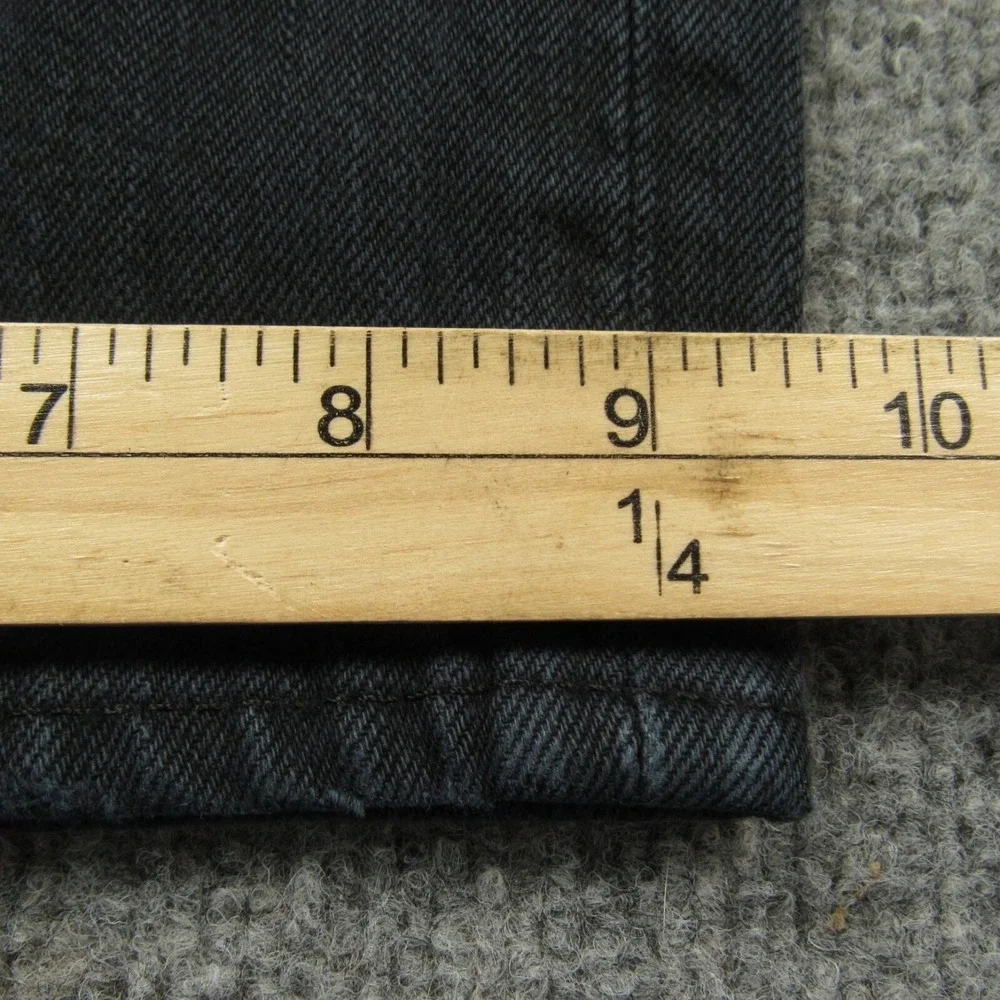 Polo Ralph Lauren Jeans Mens 46Bx30 Black Hampton‎ Straight Denim Classic Casual